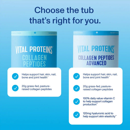 Collagen Peptides Advanced Hyaluronic Acid & Vitamin C 20oz + Free Gift